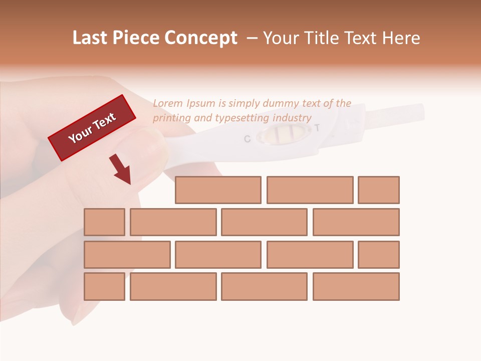 Finger Try Baby PowerPoint Template