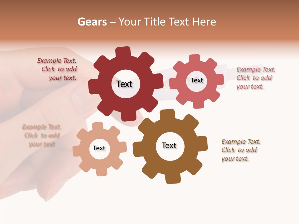 Finger Try Baby PowerPoint Template