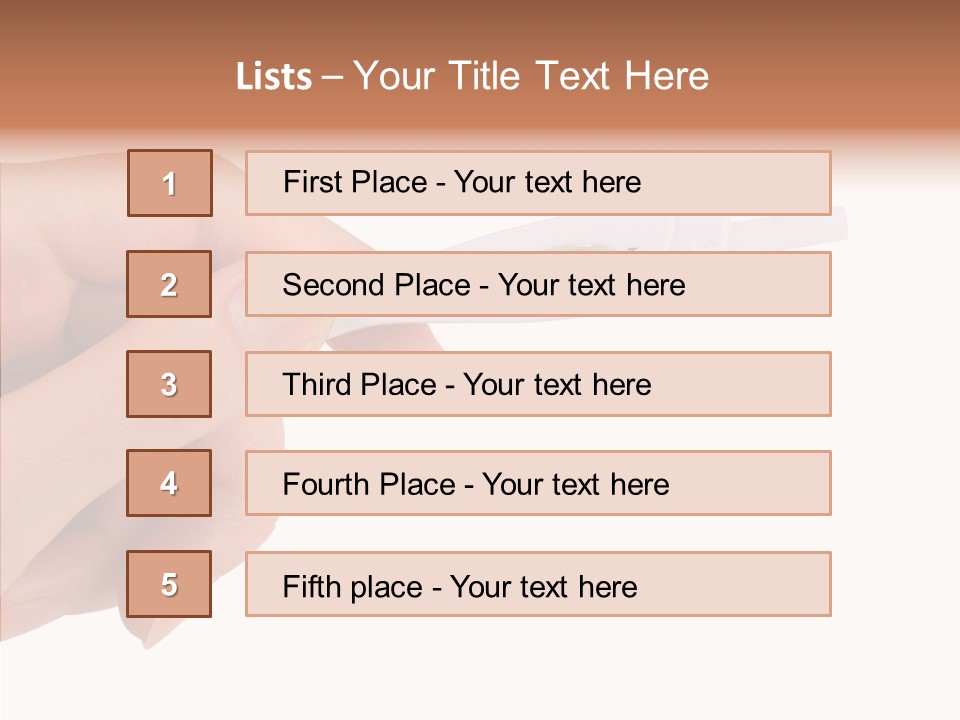 Finger Try Baby PowerPoint Template