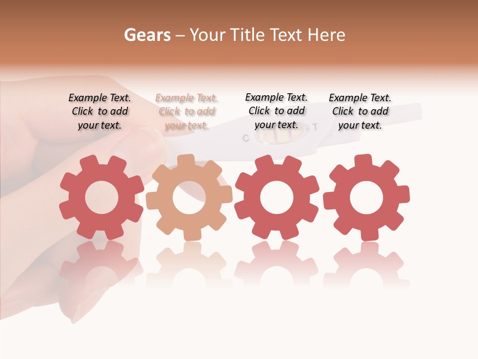 Finger Try Baby PowerPoint Template