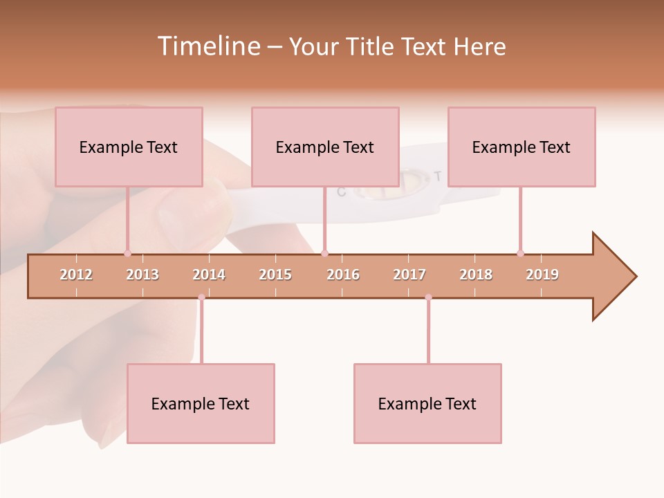 Finger Try Baby PowerPoint Template