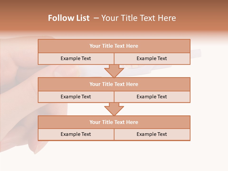 Finger Try Baby PowerPoint Template
