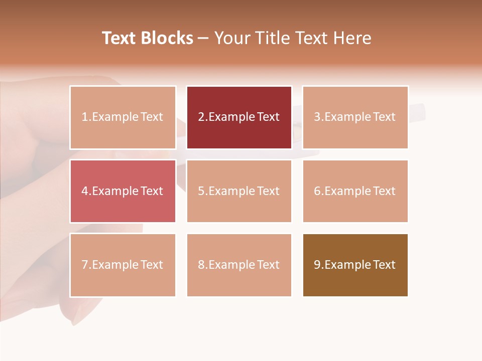 Finger Try Baby PowerPoint Template