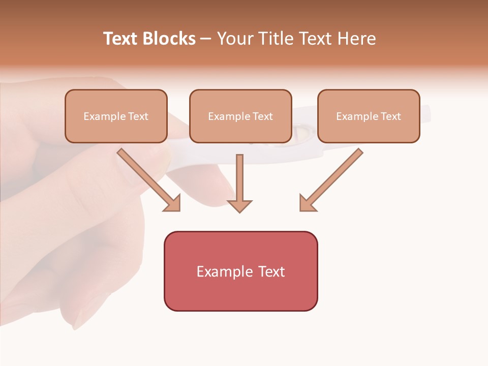 Finger Try Baby PowerPoint Template