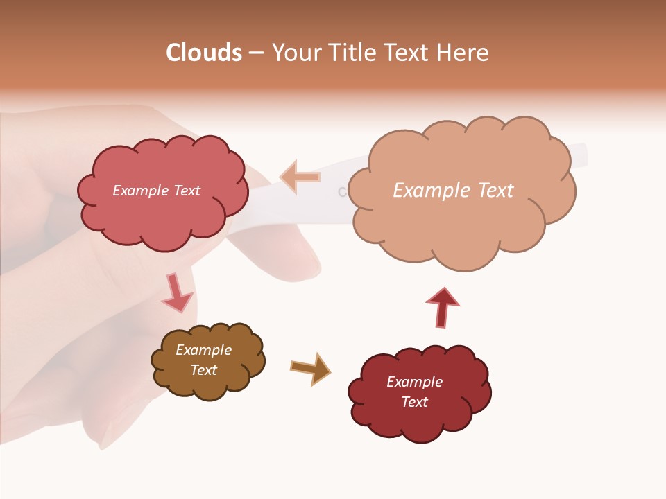 Finger Try Baby PowerPoint Template