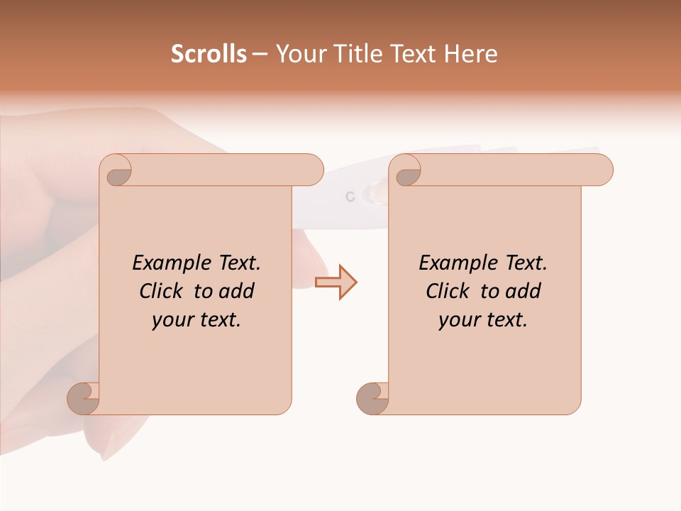 Finger Try Baby PowerPoint Template