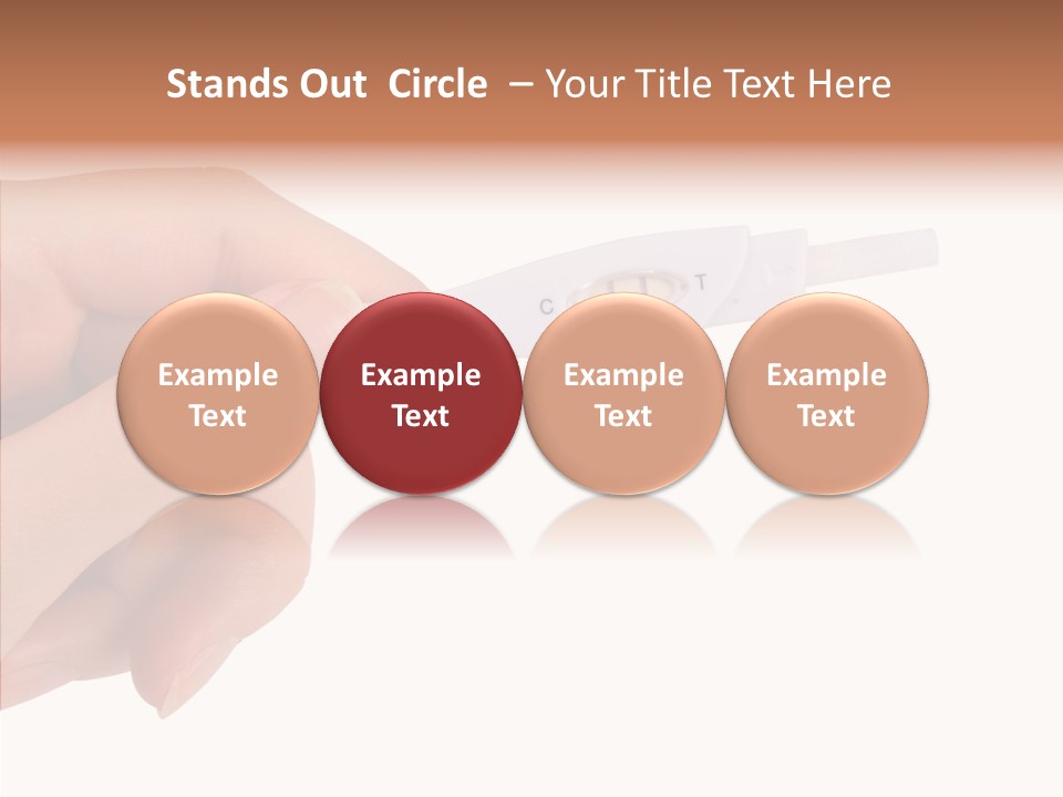 Finger Try Baby PowerPoint Template