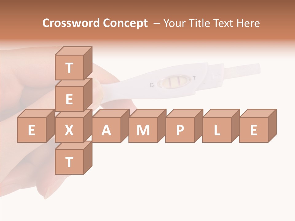 Finger Try Baby PowerPoint Template