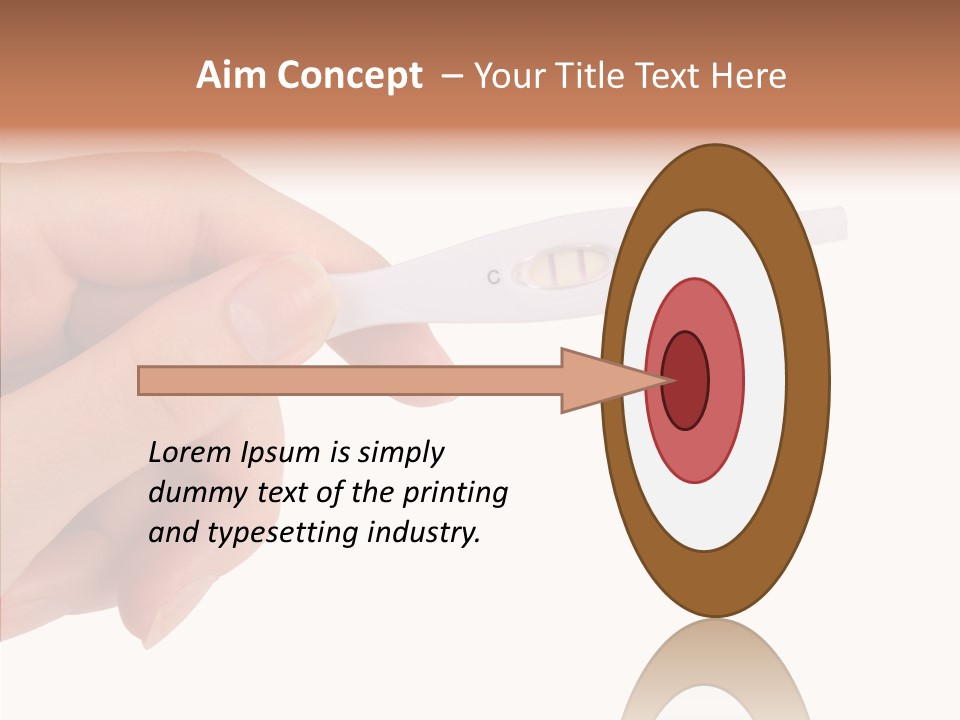 Finger Try Baby PowerPoint Template