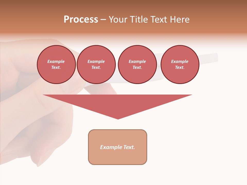 Finger Try Baby PowerPoint Template