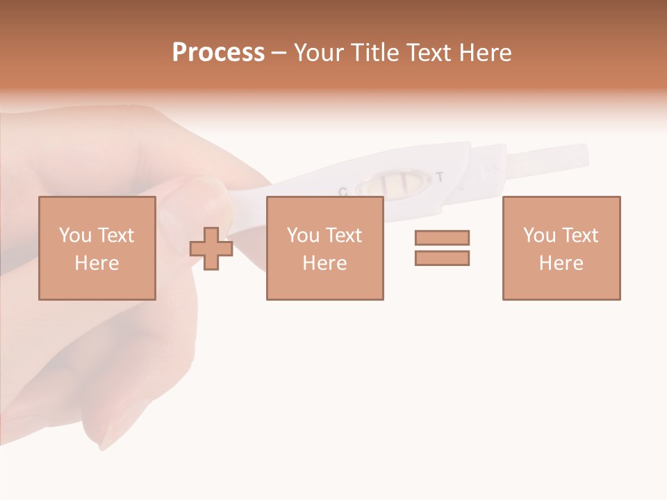 Finger Try Baby PowerPoint Template