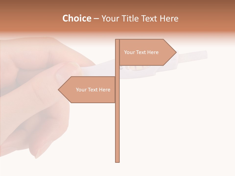 Finger Try Baby PowerPoint Template