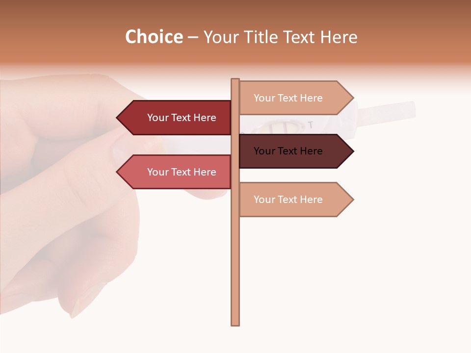 Finger Try Baby PowerPoint Template
