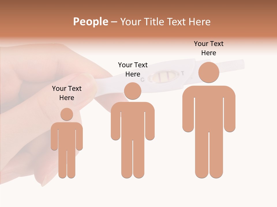 Finger Try Baby PowerPoint Template