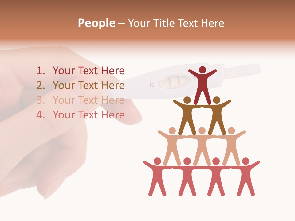 Finger Try Baby PowerPoint Template