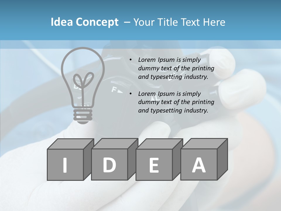 Endotherapy Medical Fiber PowerPoint Template
