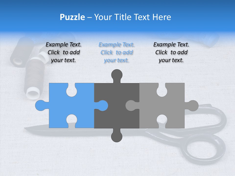 Tailor Supplies Kit PowerPoint Template