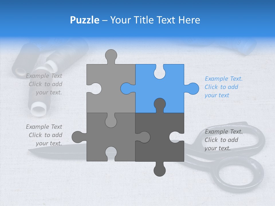 Tailor Supplies Kit PowerPoint Template