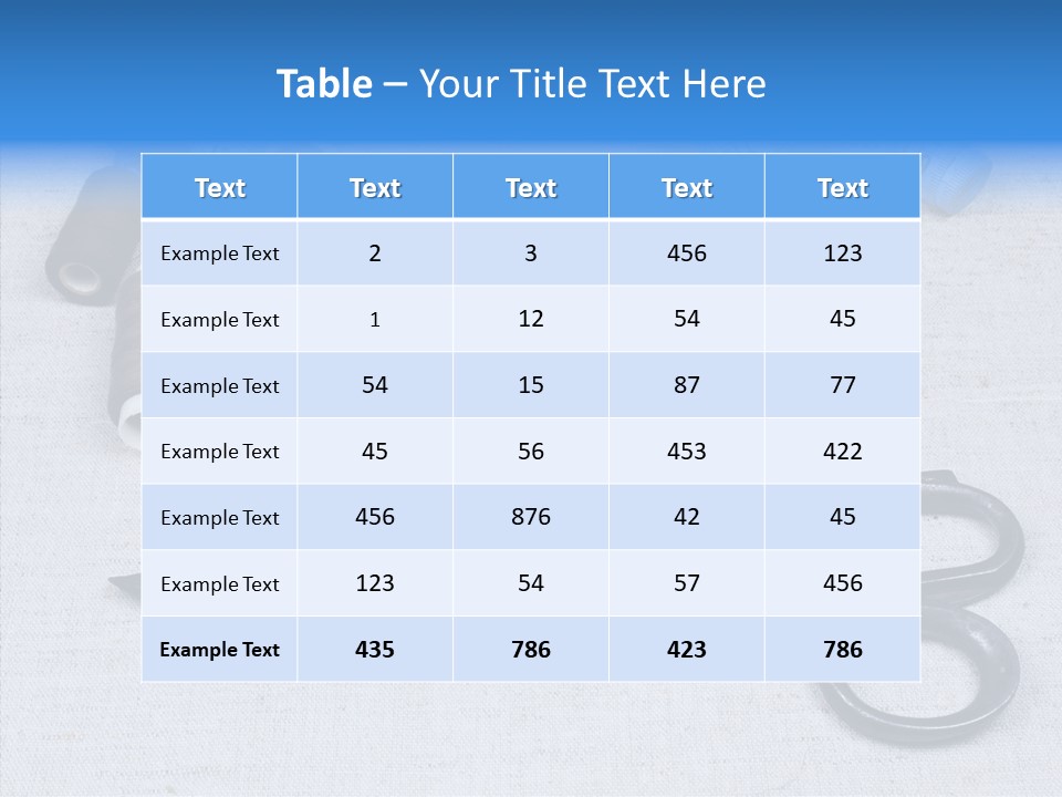 Tailor Supplies Kit PowerPoint Template