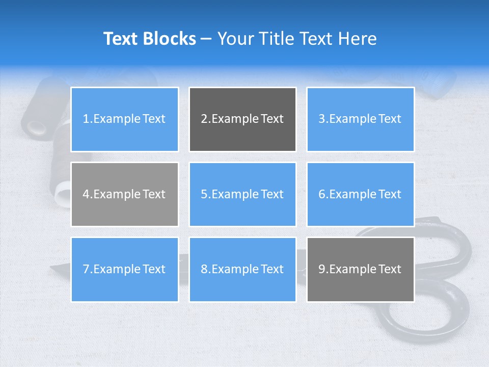 Tailor Supplies Kit PowerPoint Template