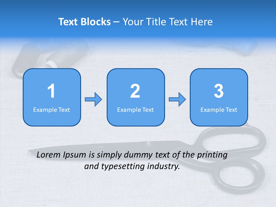 Tailor Supplies Kit PowerPoint Template
