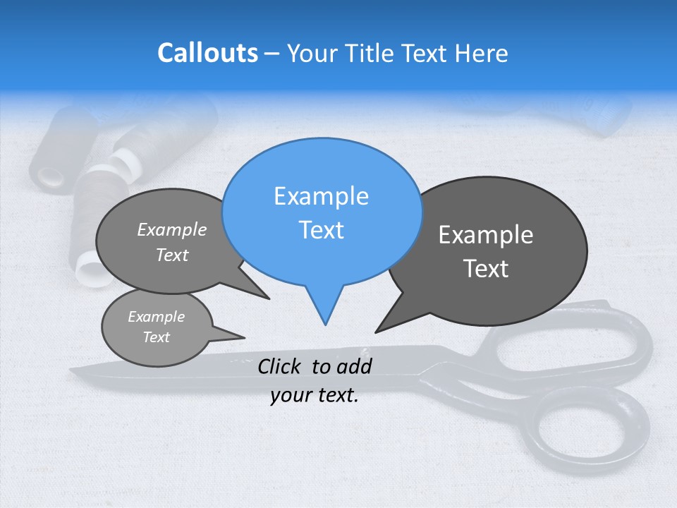 Tailor Supplies Kit PowerPoint Template