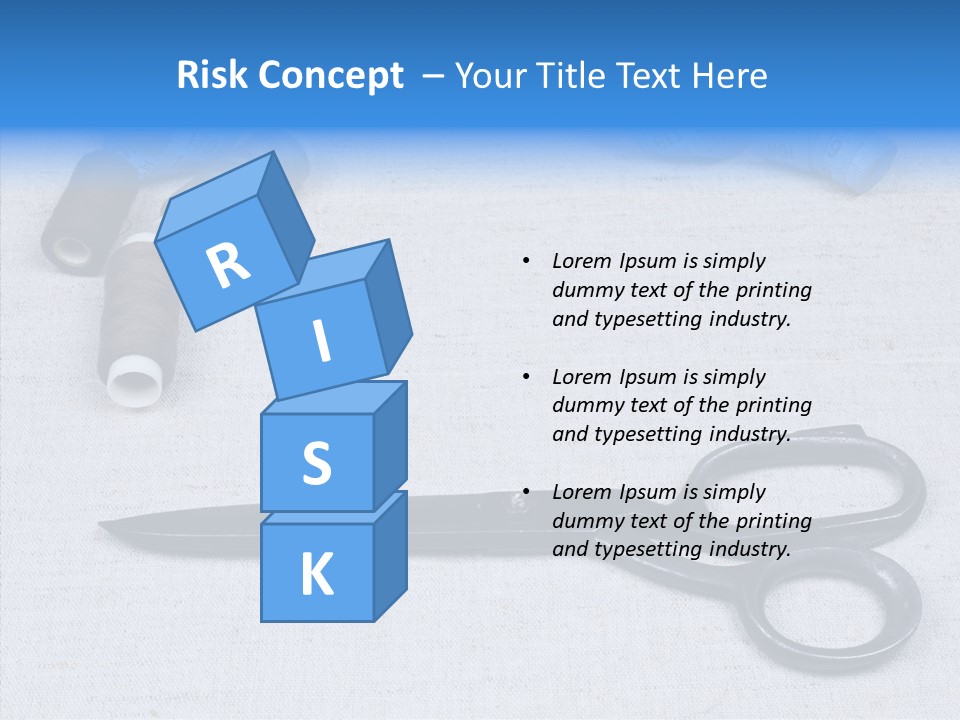 Tailor Supplies Kit PowerPoint Template