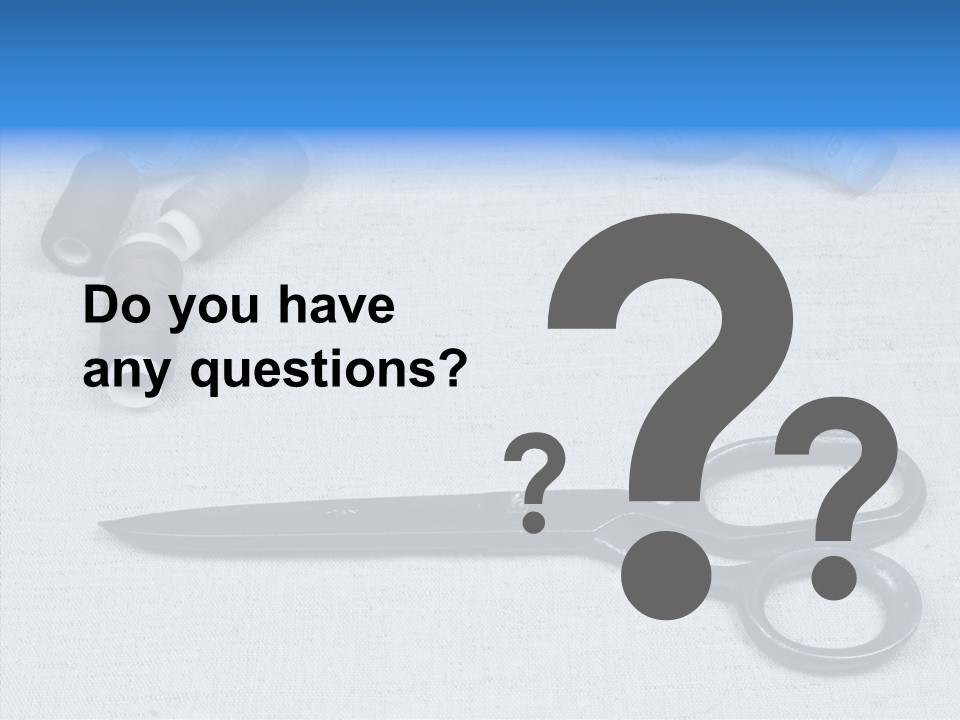 Tailor Supplies Kit PowerPoint Template