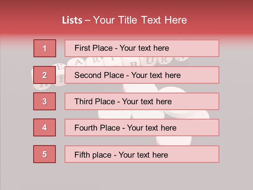 Helpful Heartburn Help PowerPoint Template