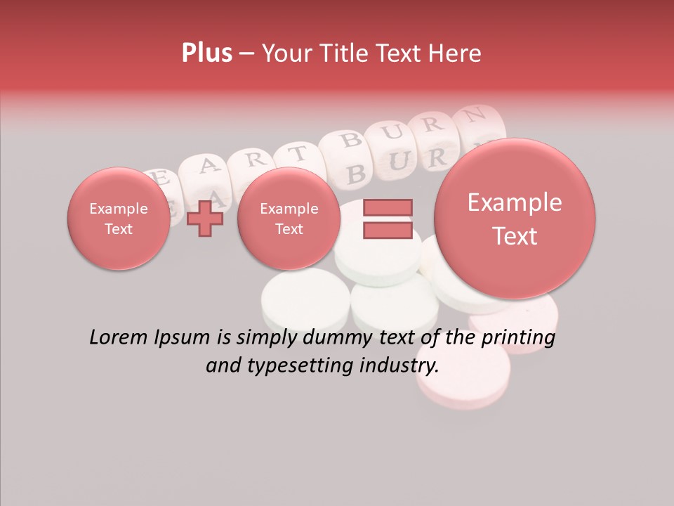 Helpful Heartburn Help PowerPoint Template