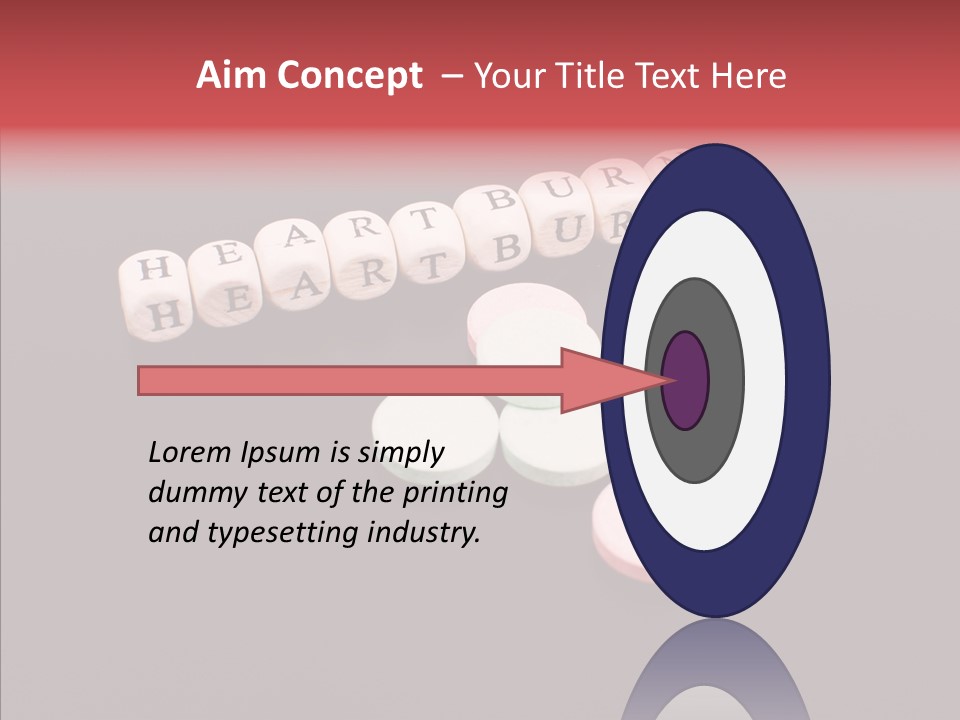 Helpful Heartburn Help PowerPoint Template