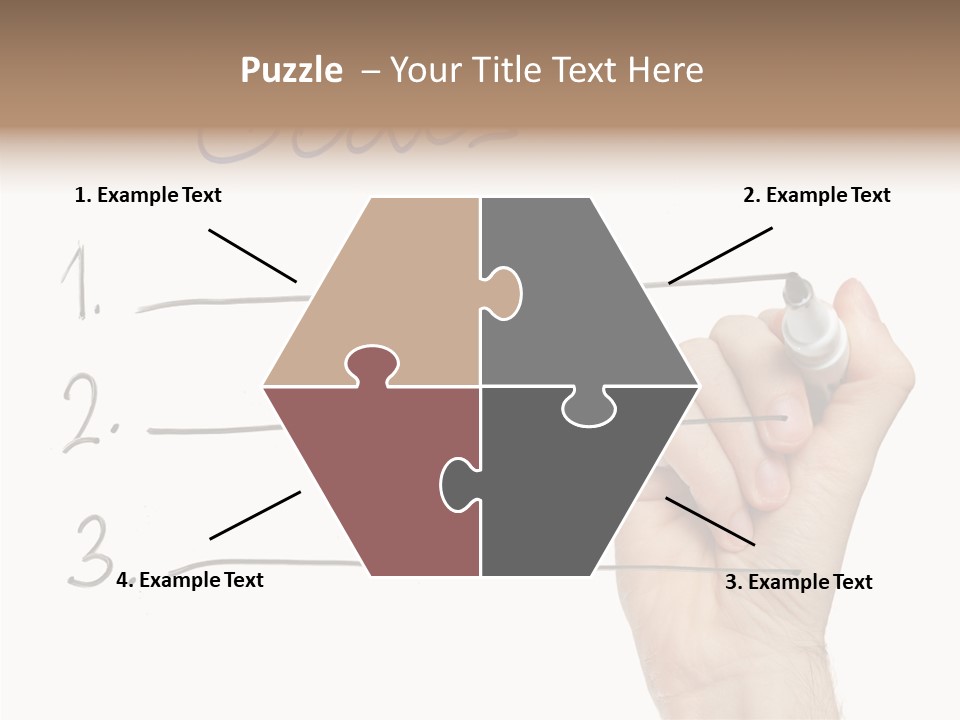 Horizontal Isolated On White Ideas PowerPoint Template