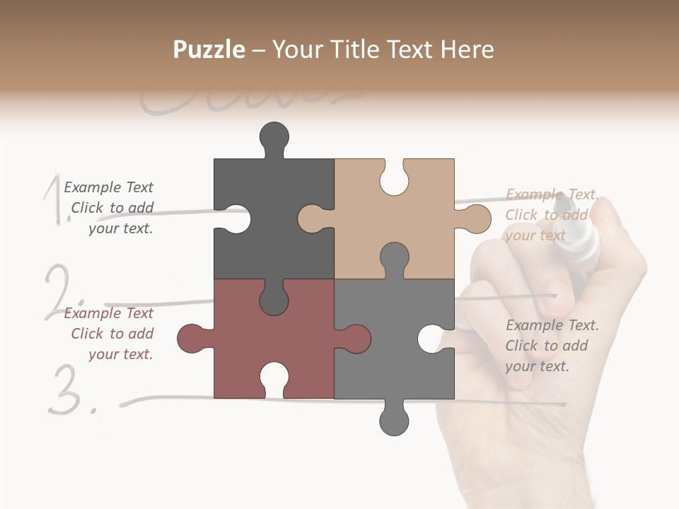 Horizontal Isolated On White Ideas PowerPoint Template