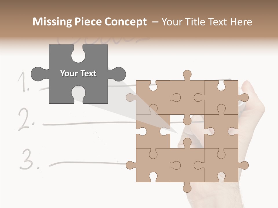 Horizontal Isolated On White Ideas PowerPoint Template