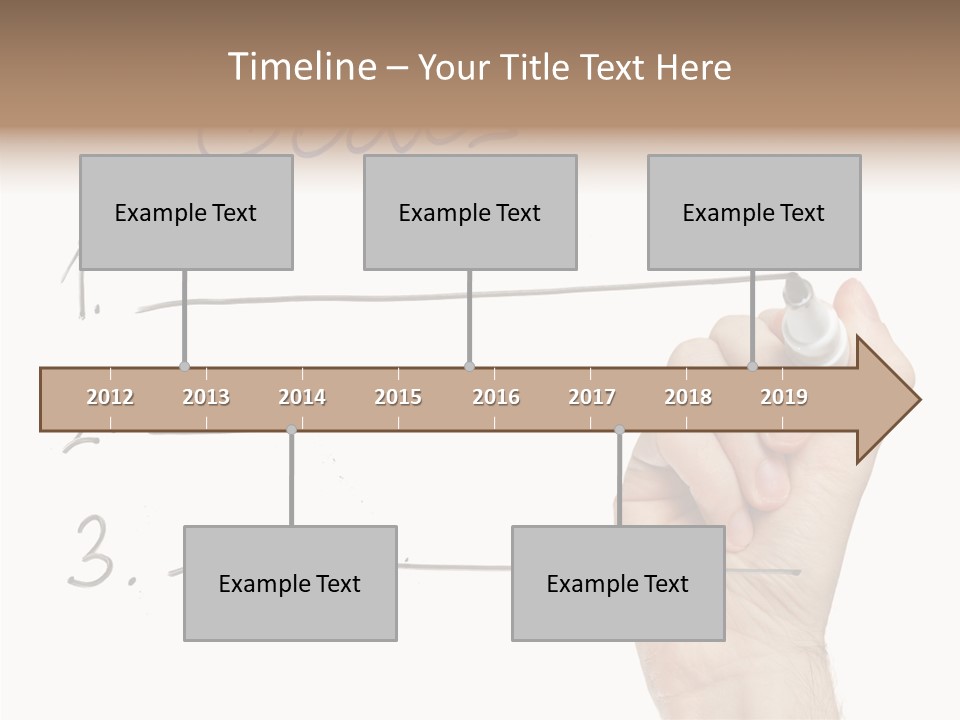 Horizontal Isolated On White Ideas PowerPoint Template