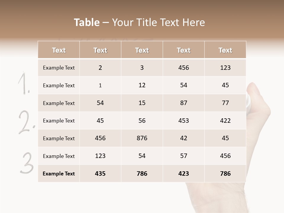 Horizontal Isolated On White Ideas PowerPoint Template