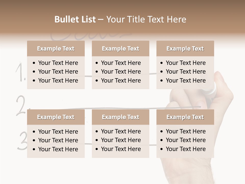 Horizontal Isolated On White Ideas PowerPoint Template