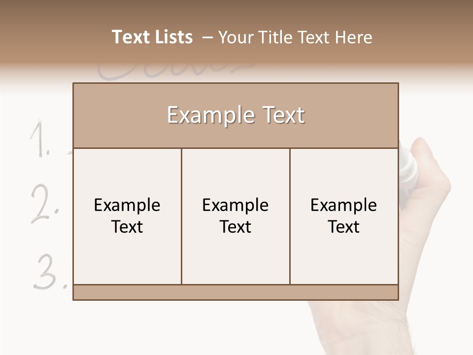 Horizontal Isolated On White Ideas PowerPoint Template