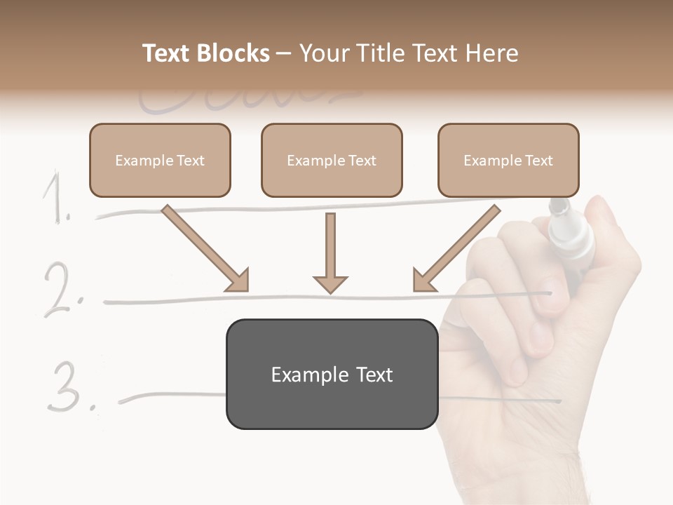Horizontal Isolated On White Ideas PowerPoint Template
