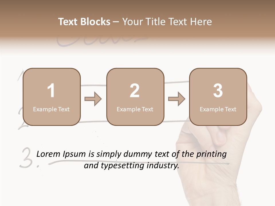 Horizontal Isolated On White Ideas PowerPoint Template