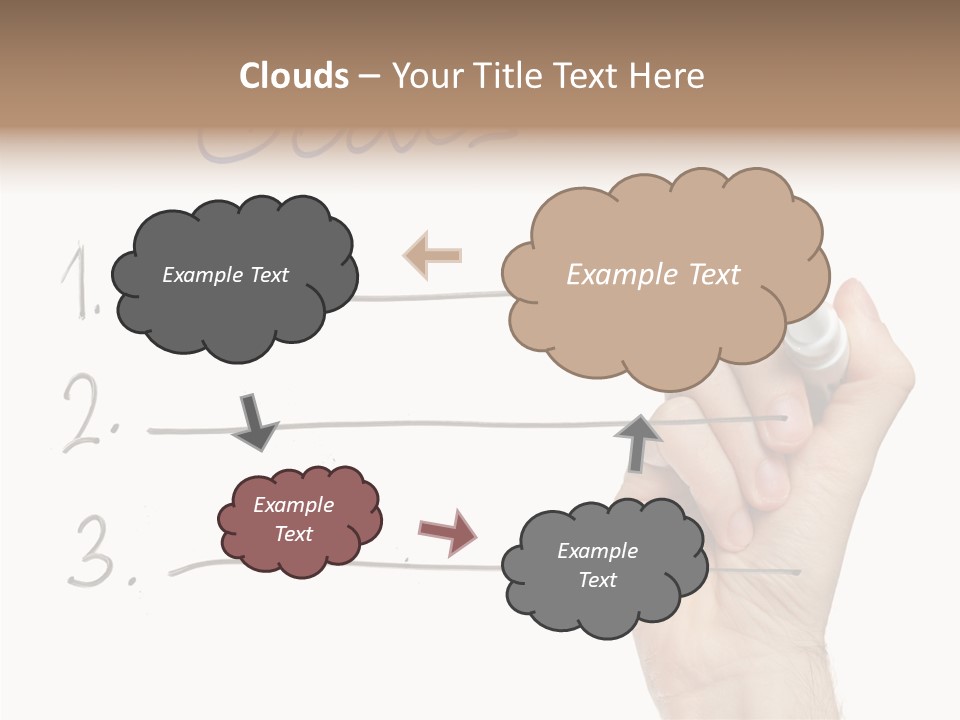 Horizontal Isolated On White Ideas PowerPoint Template