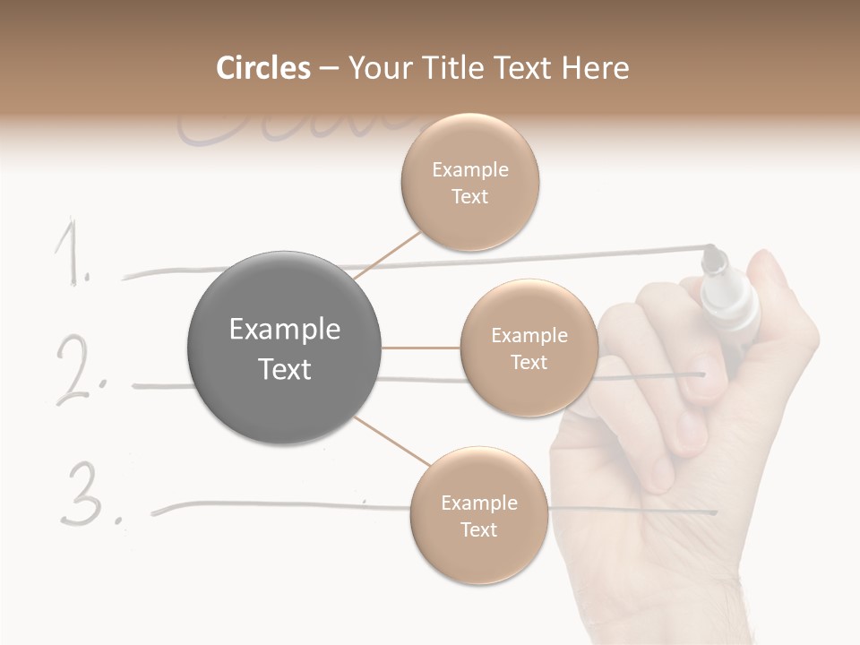 Horizontal Isolated On White Ideas PowerPoint Template