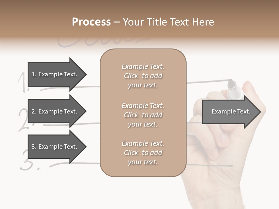 Horizontal Isolated On White Ideas PowerPoint Template
