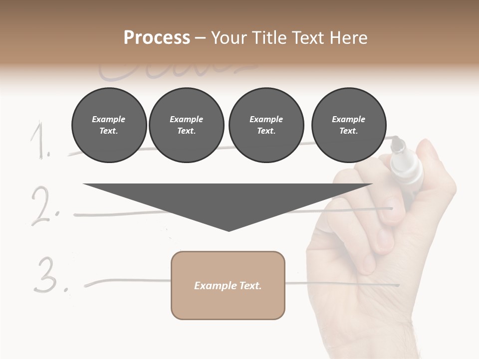 Horizontal Isolated On White Ideas PowerPoint Template