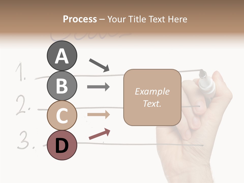 Horizontal Isolated On White Ideas PowerPoint Template