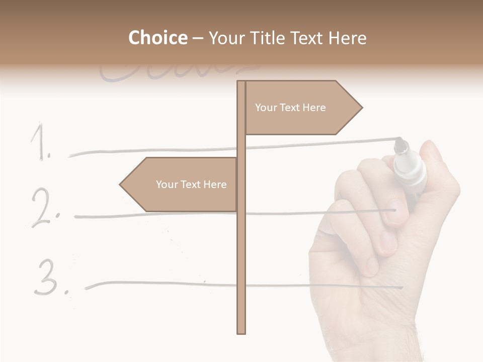 Horizontal Isolated On White Ideas PowerPoint Template