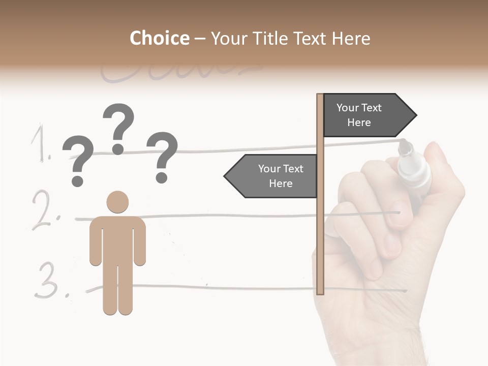 Horizontal Isolated On White Ideas PowerPoint Template