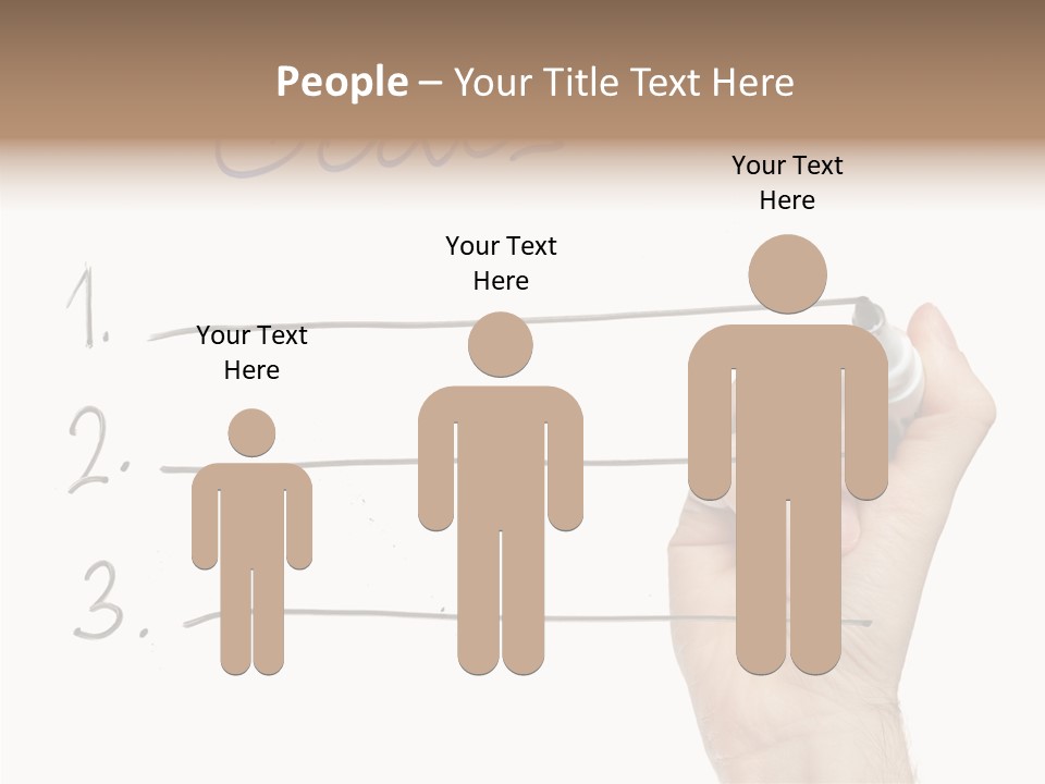 Horizontal Isolated On White Ideas PowerPoint Template