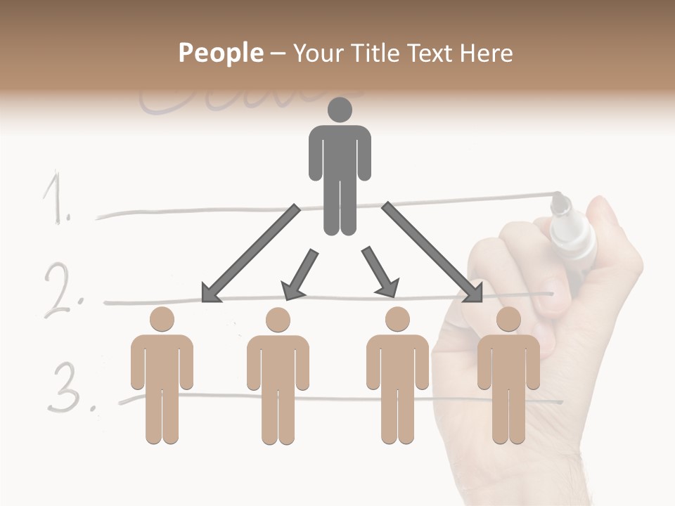 Horizontal Isolated On White Ideas PowerPoint Template