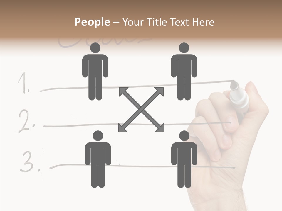 Horizontal Isolated On White Ideas PowerPoint Template